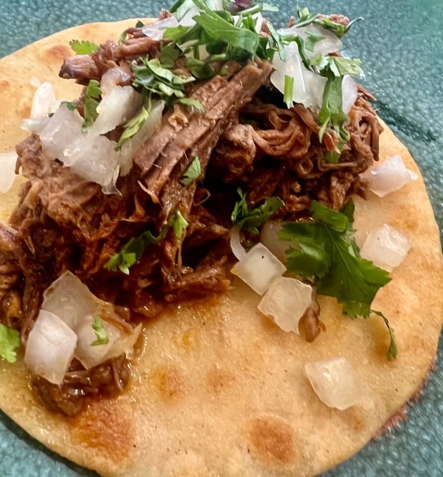 Barbacoa Taco.