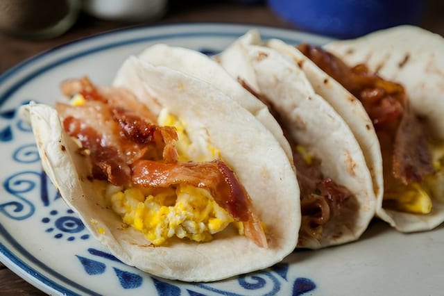 Breakfast taco.
