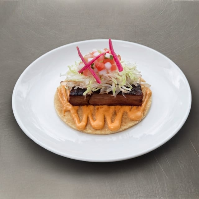 Pork Belly Taco.