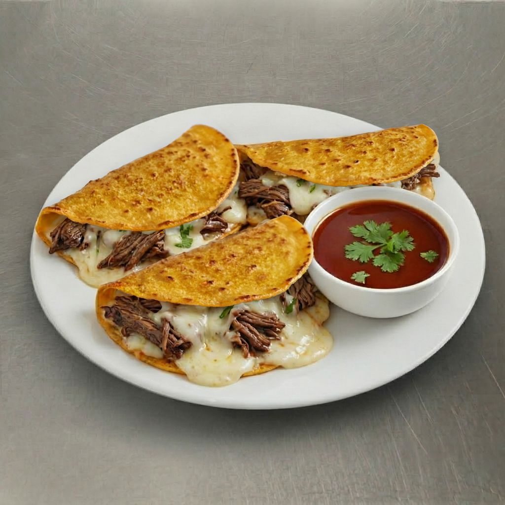 Pork Shoulder Birria Taco.